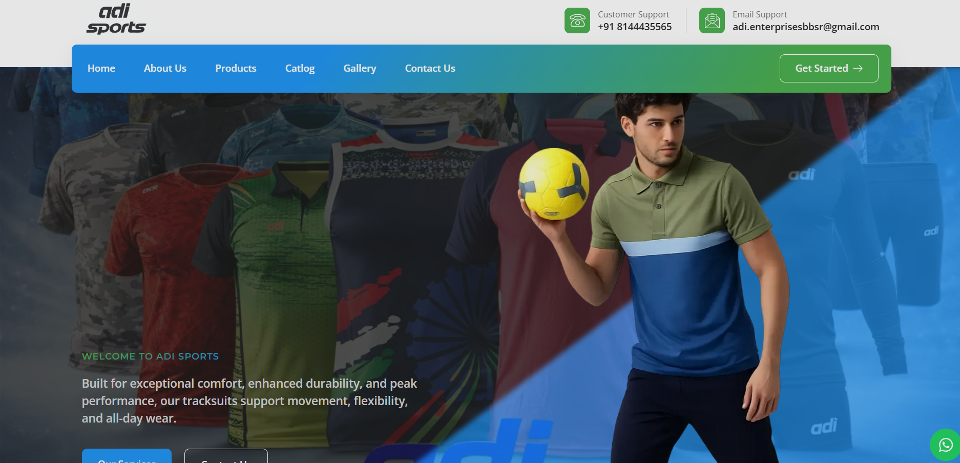 ADI Sports - Custom Sportswear Manufacturing Platform