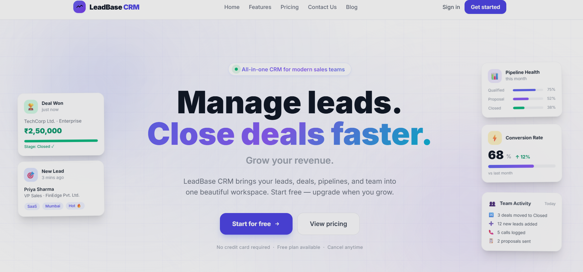 LeadBase CRM
